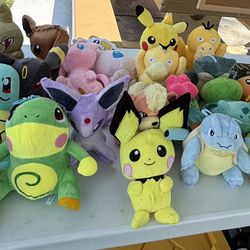 Pokemon Plushies