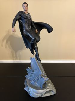 Superman Black Suit limited ed Iron Studios Zack Snyder Justice League Suit 1/10