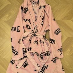 Juicy Couture Pink Logo Robe Size S/M