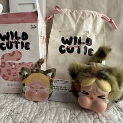 Brand New & Authentic: Pop Mart Cry Baby Wild but Cutie - Camo Cutie