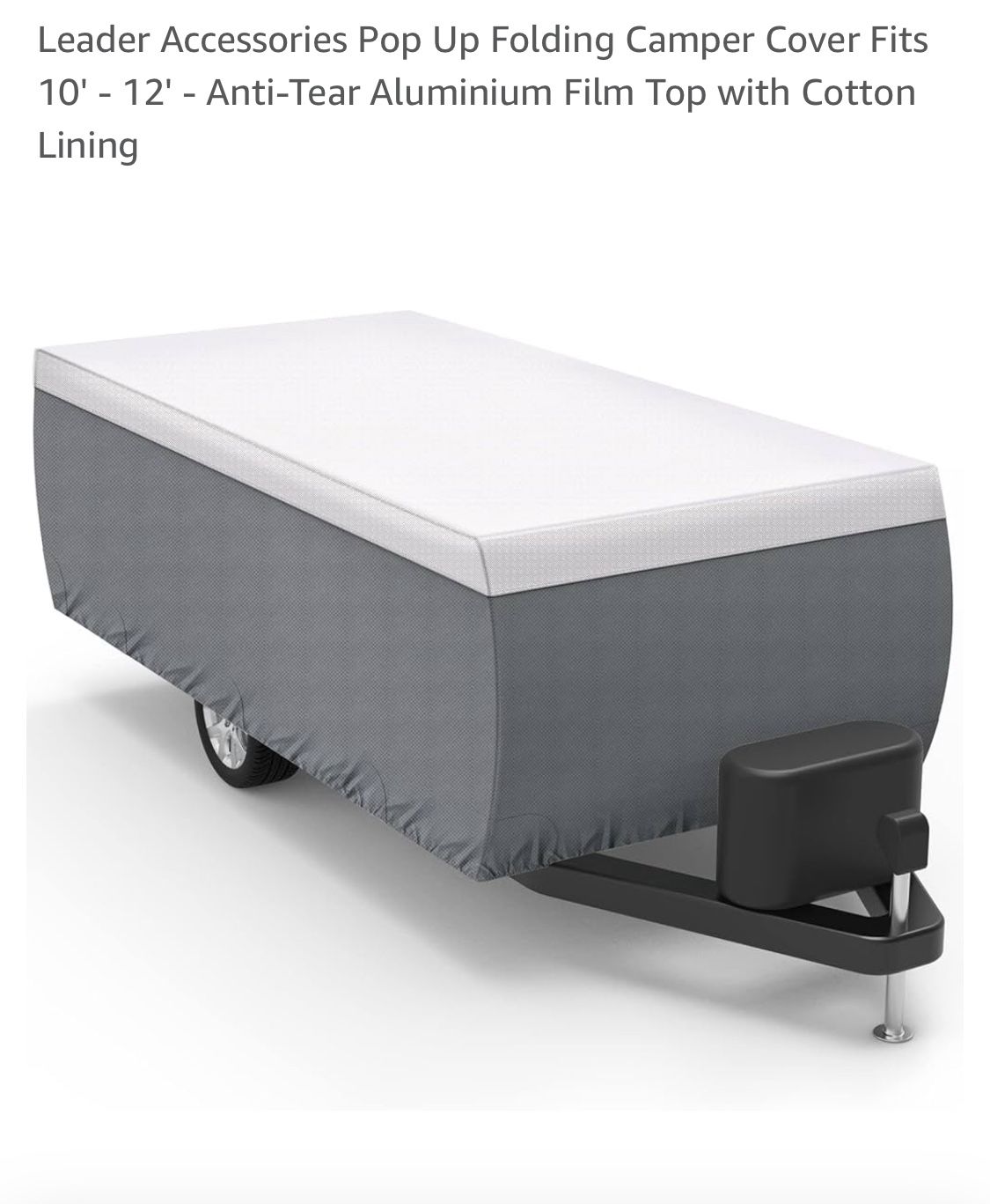 Pop Up Camper Cover