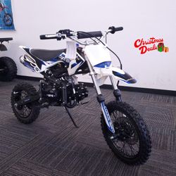 Dirt Bike for Sale in Sacramento! CHRISTMAS SAVINGS! Best Deals of the Year! 125cc Manual or Semi-Auto Option – Mid-Size, Great Value -  Great Savings