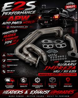 2008-2017 Subaru Impreza WRX STI EJ25 Equal Length Headers & Front Pipe
