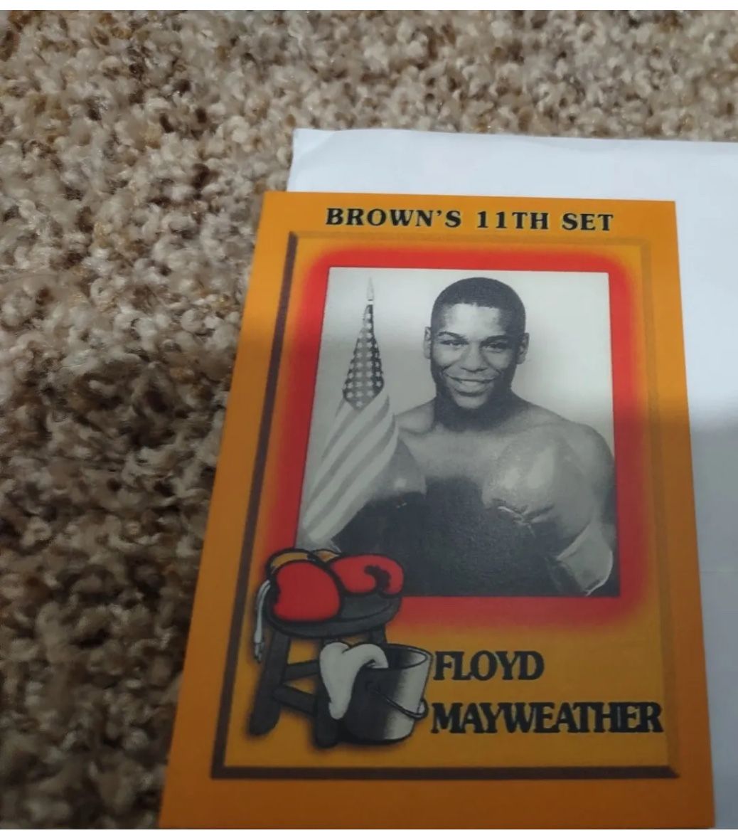 FLOYD MAYWEATHER ROOKIE CARD