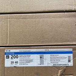 Eaton Solar Ready Breaker Panel MBEB2040PV200BTS