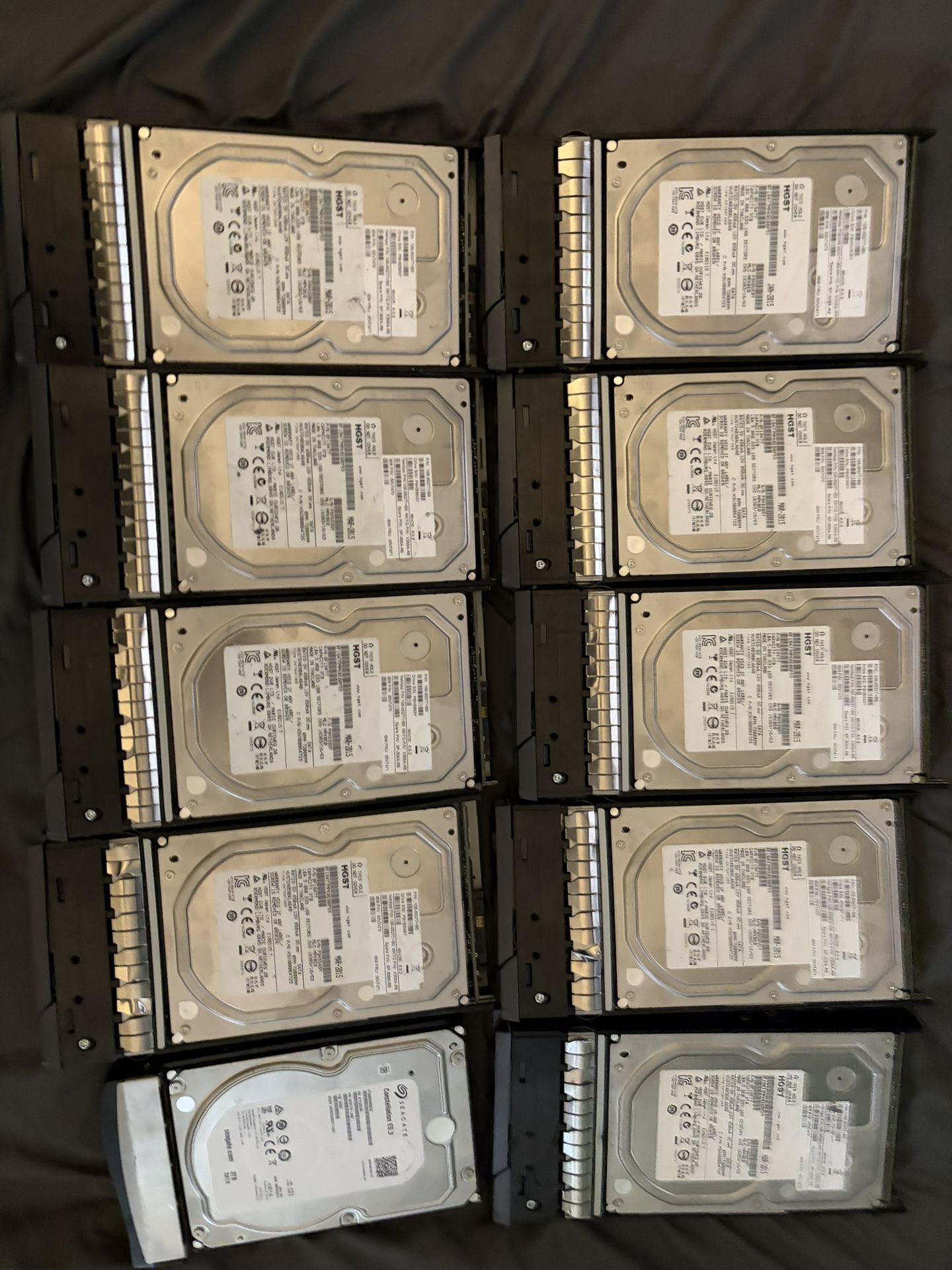 10 3tb Hdds 