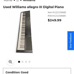 Williams Allegro 3 Piano