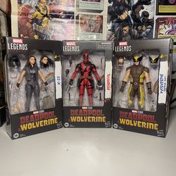 Deadpool Wolverine X23 Marvel Legends 