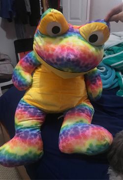 Giant frog stuffed animal