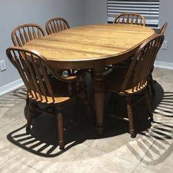Whole Breakfast Table Set With 6 Chairs 