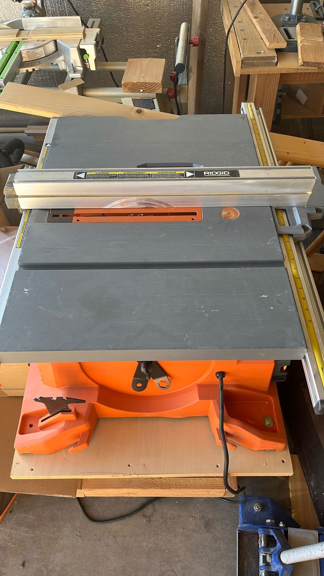 Rigid Table Saw With Custom Stand