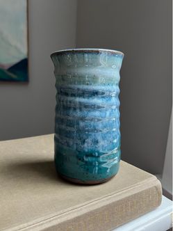 Small Handcrafted Accent Vase ( firm on price )