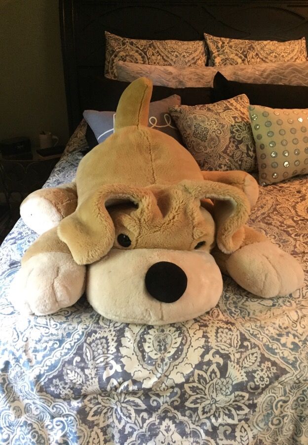 Huge FAO Schwarz Jumbo Stuffed Plush Dog “Patrick the Pup”