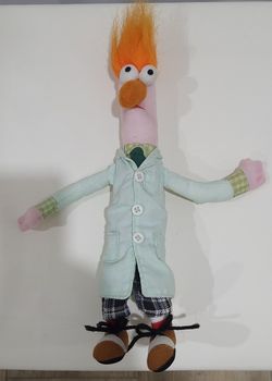Sababa Toys Beaker Plush 12” Jim Henson Muppets Multicolor Vintage