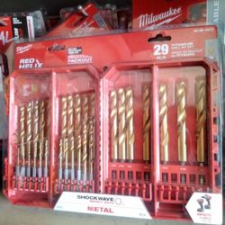 Milwaukee SHOCKWAVE Impact Duty Titanium Drill Bit Set (29-Piece).