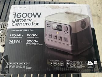 EcoFlow battery Generator