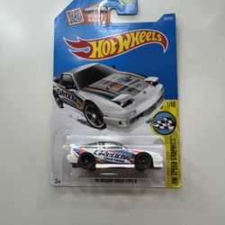 2019 Hot Wheels HW Speed Graphics '96 Nissan 180SX Type X White M5