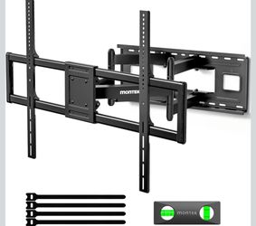 monTEK HW1270BK-V2 Heavy Duty Full Motion TV Wall Mount 50-100" 165lb