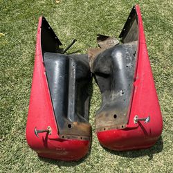 Jeep Cj7 Front Fenders Oem Red 76–86 Pair Driver And Passenger 