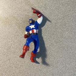 Marvel Captain America Fighting Stance 4" Action Figure Cake Topper