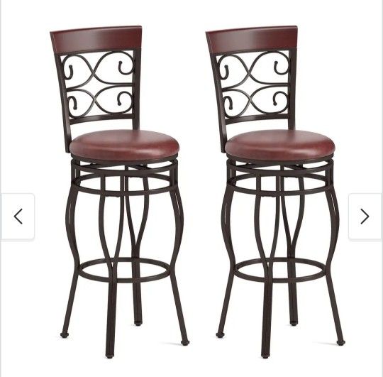 Metal Swivel Bar Stool Set Of 4