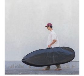nanazero Surfboard Daily Use Bag Black Surfboard Case Protective Cover 6'0"