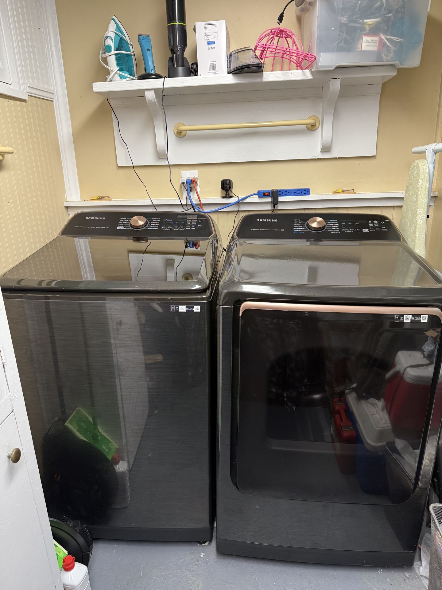 Samsung Washer Dryer Matching Set Rose Gold