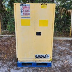 Fire Cab Flammable Cabinet Chemical Locker 65" H