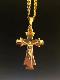 Stainless steel chain and charm original