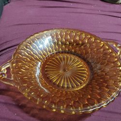 Indiana Glass honeycomb pattern bowl 