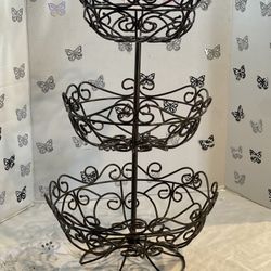 Princess House 3 Tier Meridian Basket 