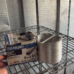 4 In x 8ft Everbilt Flex Foil Duct 