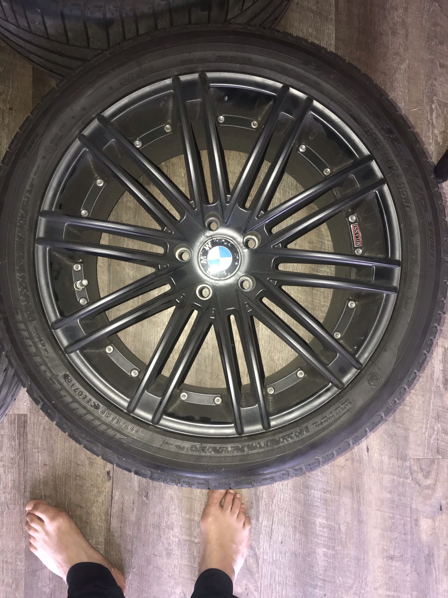 BMW X5 Milanni Rims + Tubeless Tires