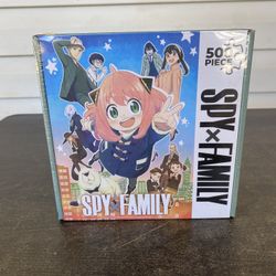 2023 SPY X FAMILY Anime 500 Piece Interlocking Jigsaw Puzzle 18"x24" NEW SEALED