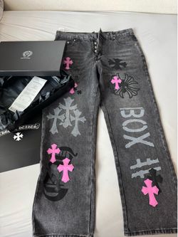 Drake lover boy church chrome emo hearts size 36 men’s jeans