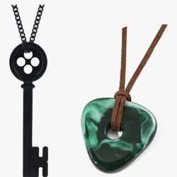 Coraline Key Pendant Necklace 