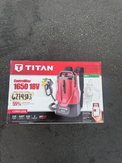 Titan Controller 1650 18V Mobile Paint Spray Backpack