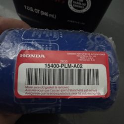Honda Oil 5W-20 5 Quarts And Oil Filter New 