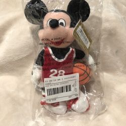 Vintage Disney Basketball Mickey Bean Bag