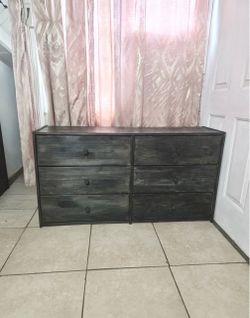 Charcoal color dresser