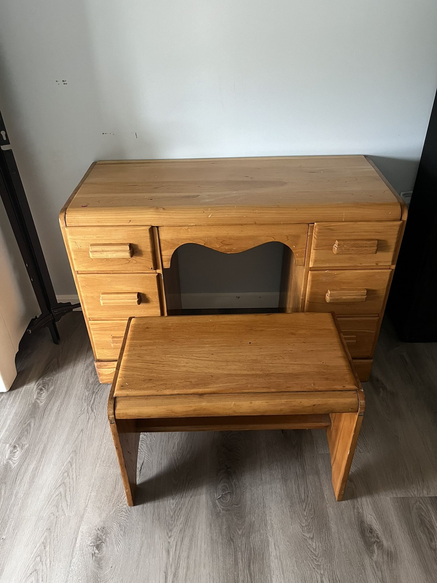 Desk With Bench
