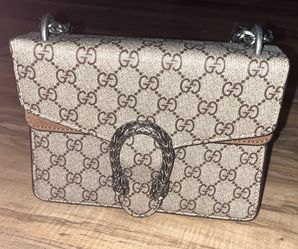 Gucci Dionysus Purse GG Coated Canvas Mini Brown