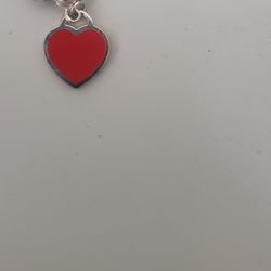 Red Heart Tiffany & Co Charm Small
