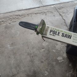 Electric Pole Saw 1.5 Peak HP 120 Volt $20.
