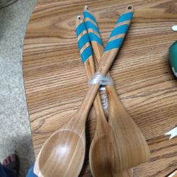 Set Of Three Wooden Spoons 