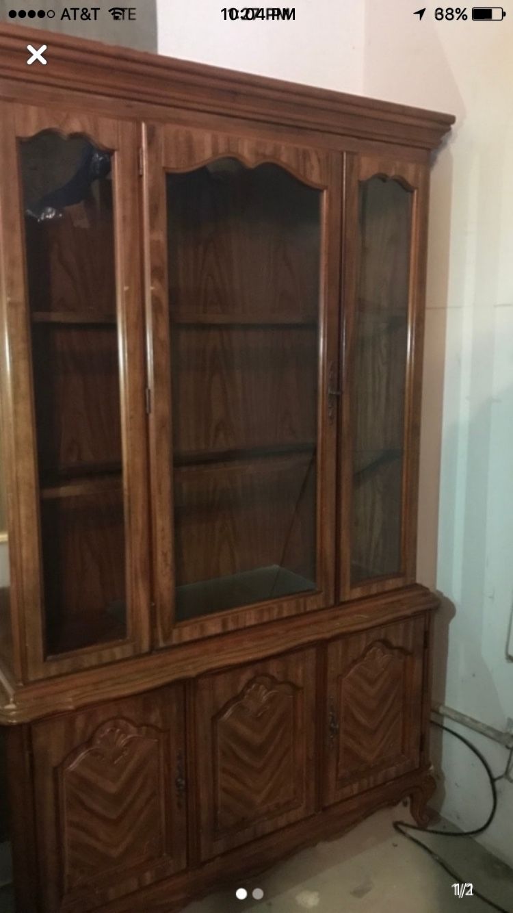 China hutch cabinet buffet shelf shelves