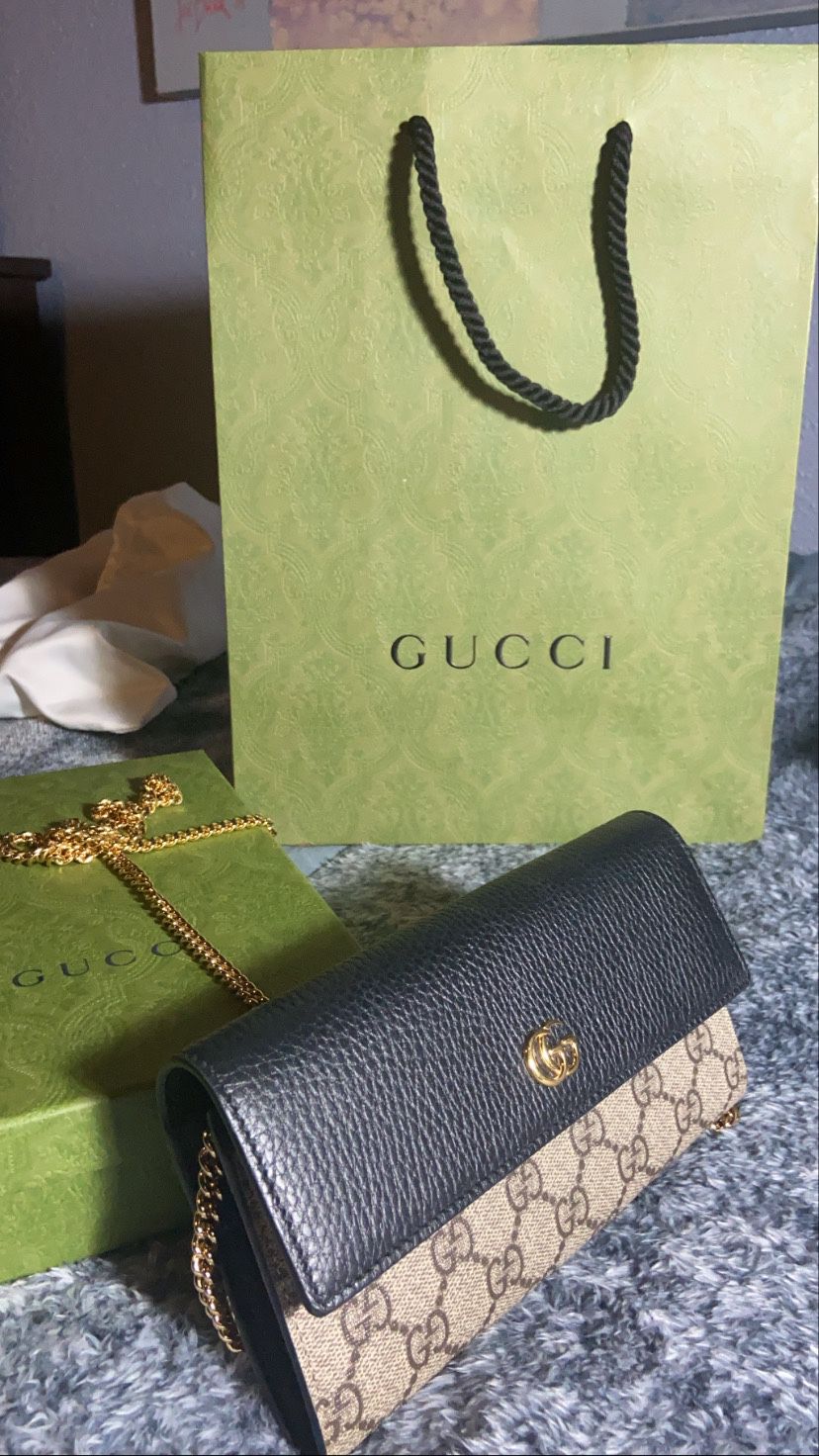 Gucci Bag With Chain 100% Authentic 