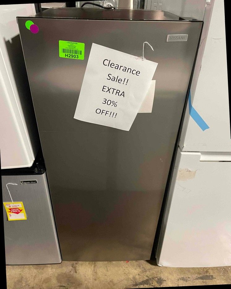 VISSANI MDUFC7SS 7 cu. ft. Convertible Upright Freezer