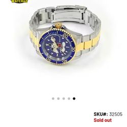 Invicta Disney Limited Edition Mickey Mouse Automatic Men's Watch - 40mm, Steel, Gold (32505