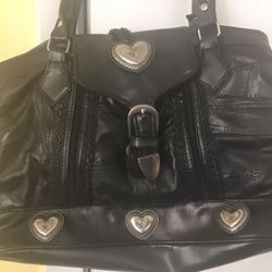 Nice Black Leather Purse- Real Leather $10